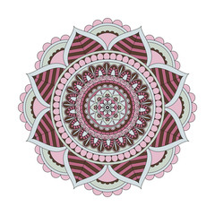 Flower Mandalas. Vintage decorative elements. Oriental pattern, vector illustration. Islam, Arabic, Indian, turkish, pakistan, chinese, ottoman motifs