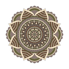 Flower Mandalas. Vintage decorative elements. Oriental pattern, vector illustration. Islam, Arabic, Indian, turkish, pakistan, chinese, ottoman motifs