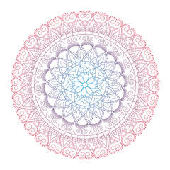 Flower Mandalas. Vintage decorative elements. Oriental pattern, vector illustration. Islam, Arabic, Indian, turkish, pakistan, chinese, ottoman motifs