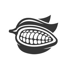 Chocolate Cocoa Beans Icon. Vector