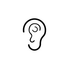Ear vector icon