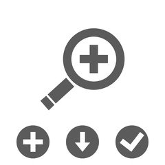 Obraz premium search icon stock vector illustration flat design