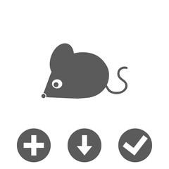 mouse icon stock vector illustration flat design