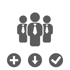 Man icon stock vector illustration flat design