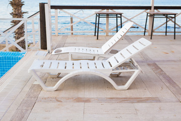 Swimming pool of luxury hotel