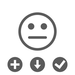 Fototapeta premium Smile icon stock vector illustration flat design