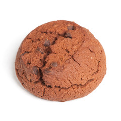 Single brown cookie