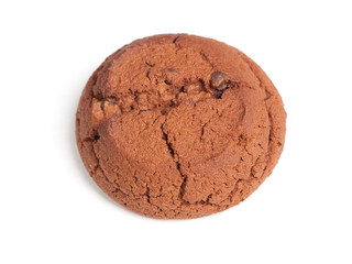 Single brown cookie