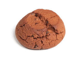 Single brown cookie