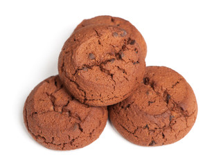 Group of brown cookies