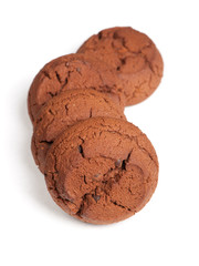 Group of brown cookies