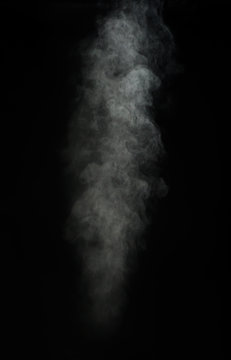 Abstract white smoke