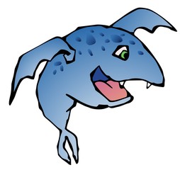 Strange creature in a good mood