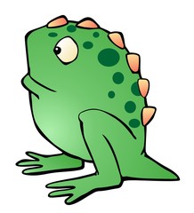 Strange animal decorative element