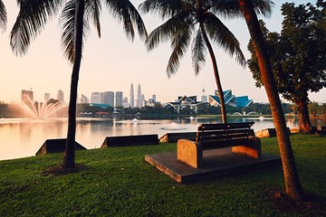 Kuala Lumpur at the sunrise © Chalabala