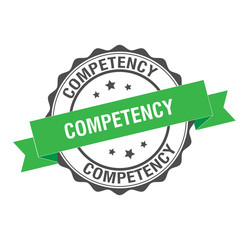 Competency stamp illustration