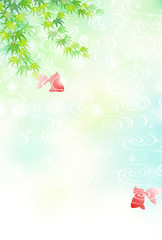 もみじ　金魚　背景