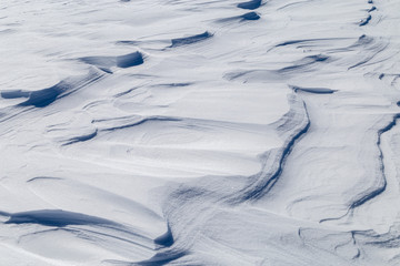 Image with a snowy texture