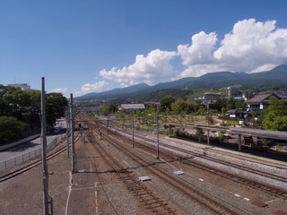 Fototapeta premium 小諸駅からの風景