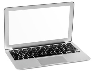 Laptop isolated on white