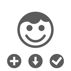 waiter icon stock vector illustration flat design