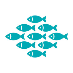 Fish, fishes icon
