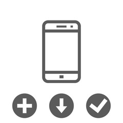smartphone icon stock vector illustration flat design