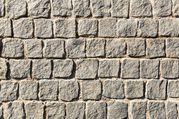Stacked stone wall background