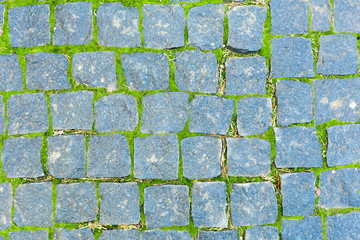 Stacked stone wall background