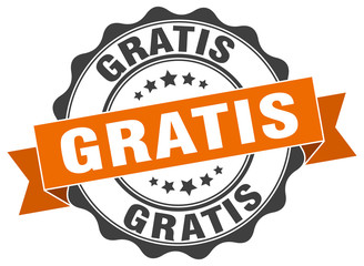 gratis stamp. sign. seal