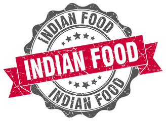indian food stamp. sign. seal