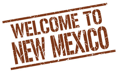 welcome to New Mexico stamp