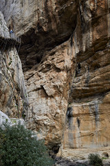 Caminito del Rey, footpath along the walls