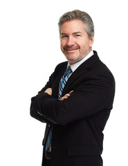 Happy smiling businessman