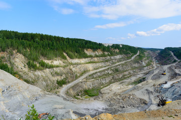 Tayginsky graphite pit