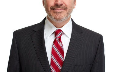 Businessman face close-up