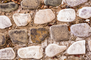 Background wall made of stone.