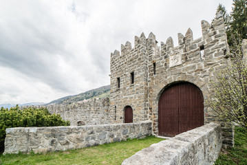 Fototapeta na wymiar Ponte di Legno Castle 2