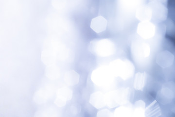Abstract blue Bokeh circles.