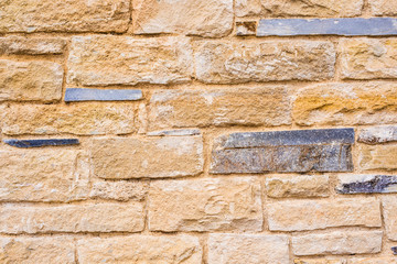 Background wall made of stone.