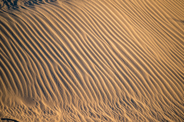 Texture sand in desert.