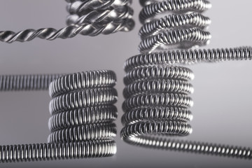 Twisted multi Strand vaping coils example.