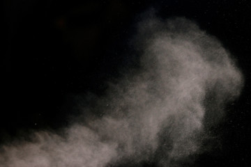 texture of smoke on a black background