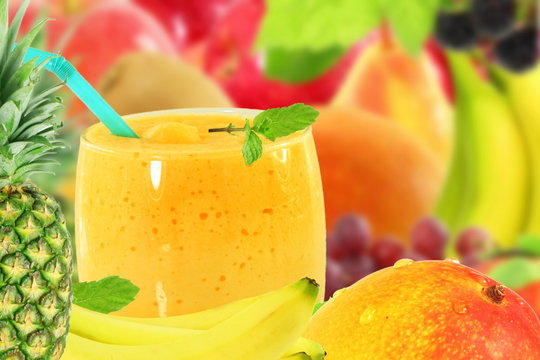 Mixed Fruits Background