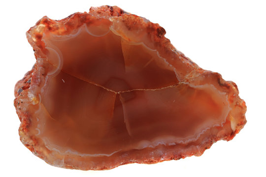 natural agate isolated