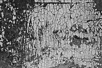 cracks old paint, black and white texture to overlay