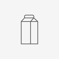 Milk box icon 