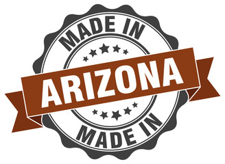made in Arizona round seal