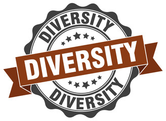 Fototapeta premium diversity stamp. sign. seal