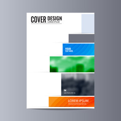 Abstract flyer design background. Brochure template.